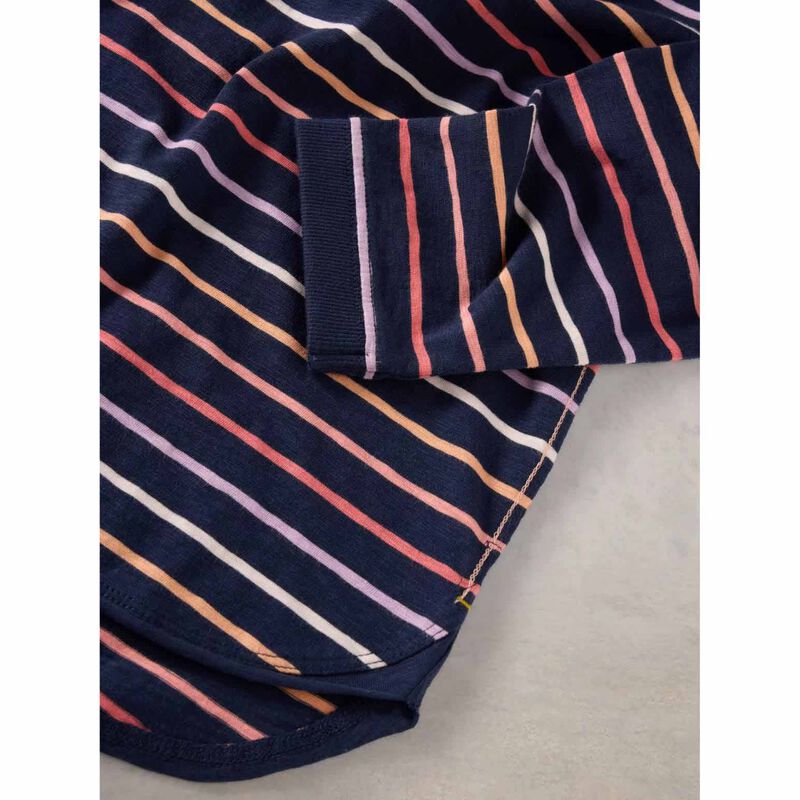 White Stuff Clara Stripe Ls Tee image number 2